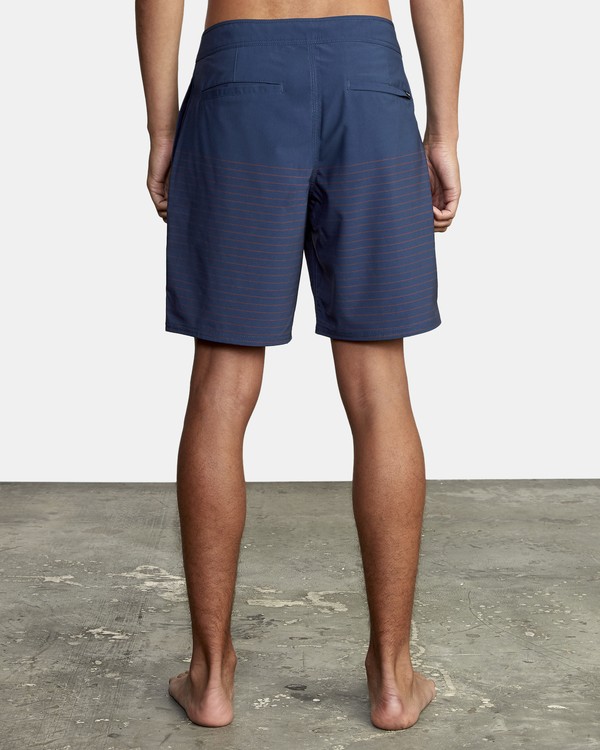 3 Curren Caples - Bermuda da bagno da Uomo Blue M1031RCT RVCA