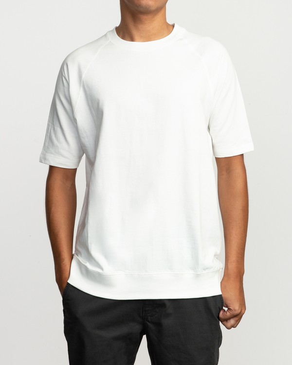 1 R LANG SS FLEECE  M1KTNARVW8 RVCA