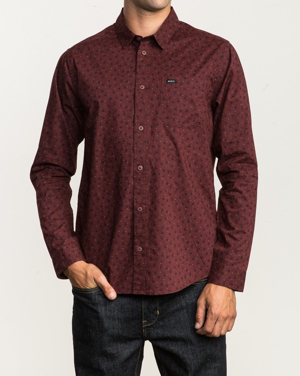 1 VU PRINT LS  M1SHRARVW8 RVCA