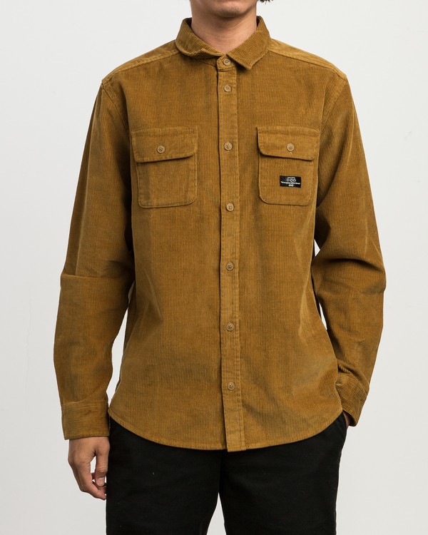 1 CAMPBELL CORD LS  M1SHRBRVW8 RVCA