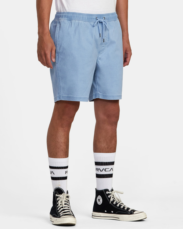 6 Escape - Bermuda Elasticizzati da Uomo Blue M2073REE RVCA