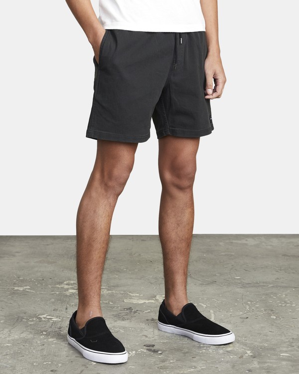 5 Escape - Elasticated Shorts for Men Black M2073REE RVCA