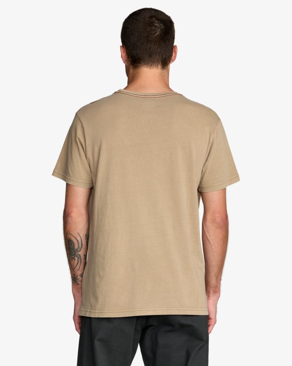 2 PTC 2 Pigment - T-Shirt &agrave; manches courtes pour Homme Beige M437VRPT RVCA