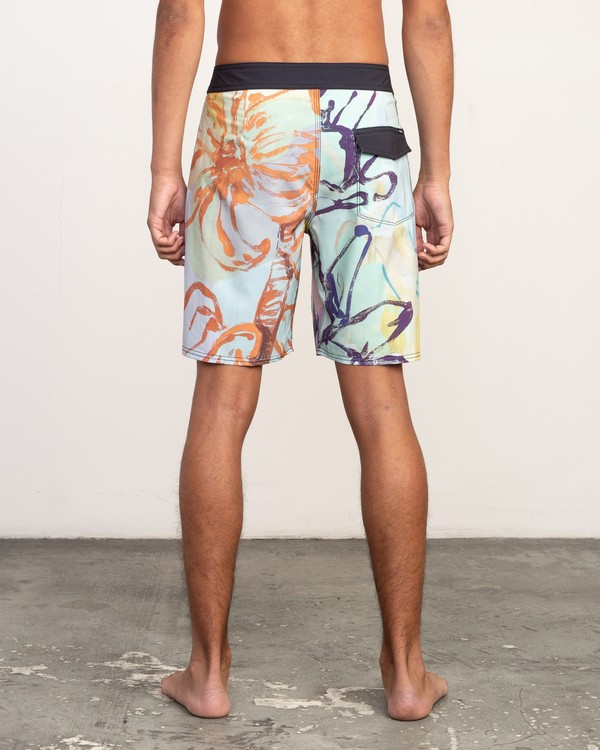 1 Sage Vaughn Floral Trunk - 19" Boardshorts for Men  N1BSRKRVP9 RVCA