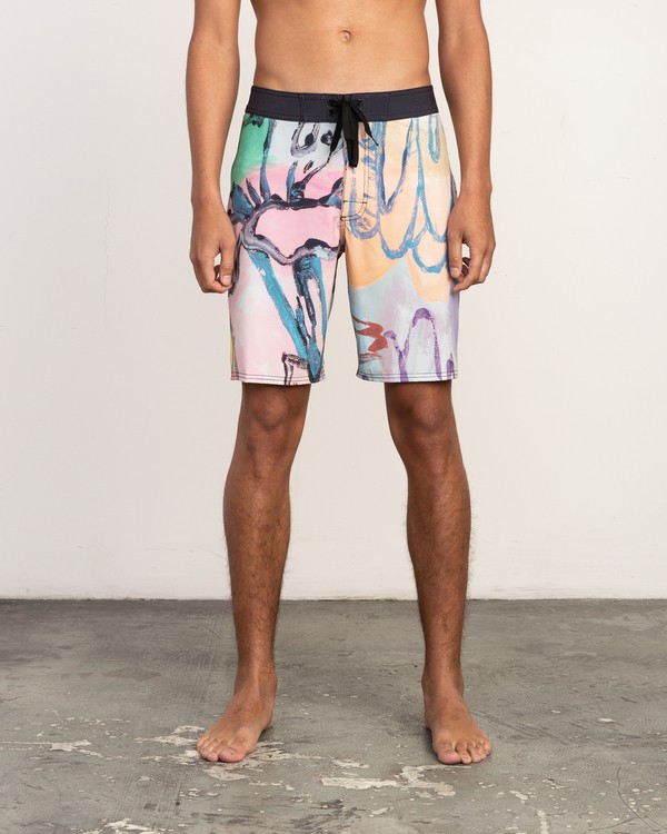 0 Sage Vaughn Floral Trunk - 19" Boardshorts for Men  N1BSRKRVP9 RVCA