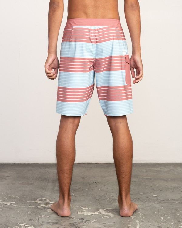 2 Uncivil Stripe Trunk - 20" Boardshorts for Men  N1BSRQRVP9 RVCA