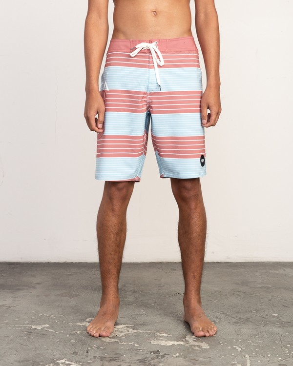 1 Uncivil Stripe Trunk - 20" Boardshorts for Men  N1BSRQRVP9 RVCA