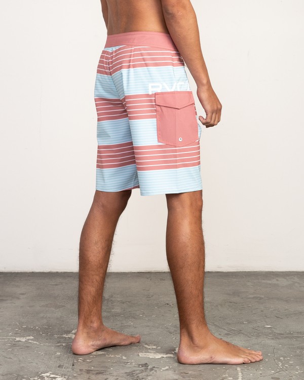 5 Uncivil Stripe Trunk - 20" Boardshorts for Men  N1BSRQRVP9 RVCA