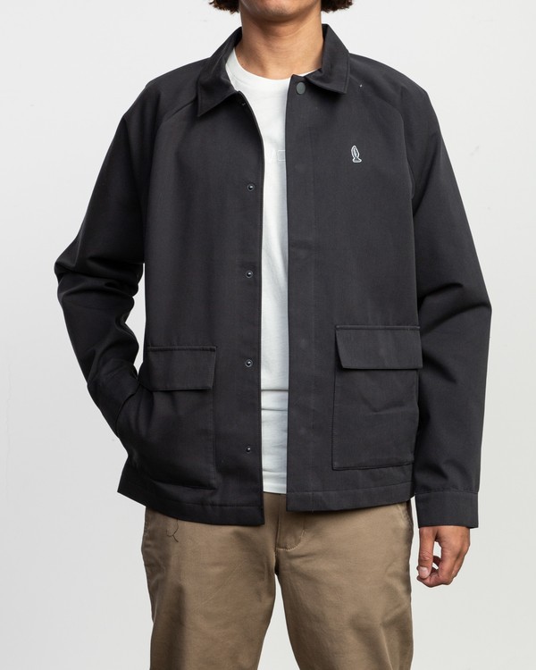 1 Tom Gerrard - Waist Cut Jacket for Men  N1JKRCRVP9 RVCA