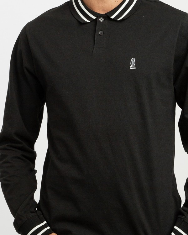 2 Hi Grade ANP - Long Sleeves Polo for Men  N1KTRERVP9 RVCA