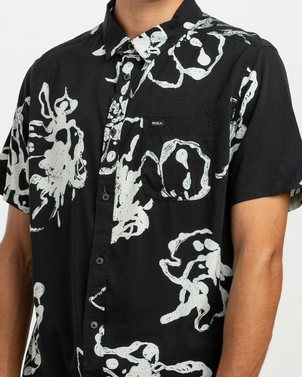 3 Sage Vaughn Linear - Short Sleeves Shirt for Men  N1SHRIRVP9 RVCA