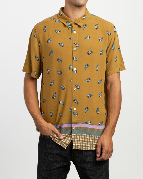 1 Lux - Short Sleeves Shirt for Men  N1SHRRRVP9 RVCA