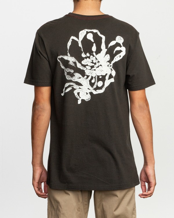 2 Sage Vaughn Mono Flower - Short Sleeves T-Shirt for Men  N1SSRIRVP9 RVCA