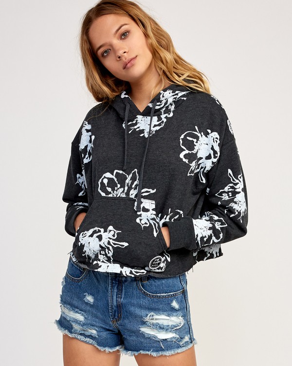Womens floral hoodie online