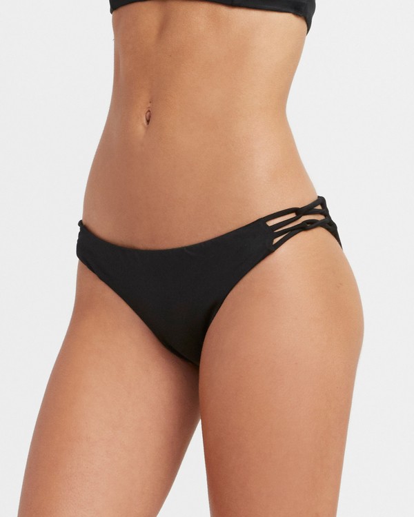 1 Solid - Medium Loop Side Bikini Bottoms for Women  N3SBRDRVP9 RVCA