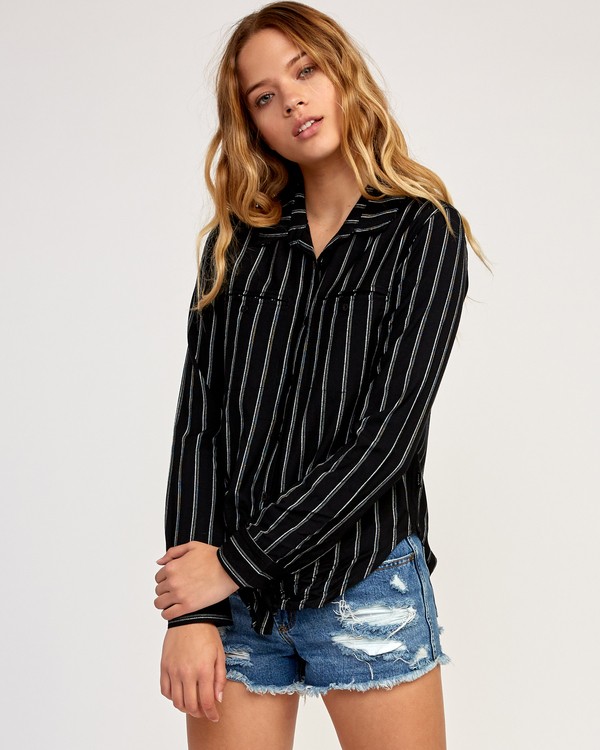0 Boarding Now - Chemise à boutonnière pour Femme  N3SHRARVP9 RVCA