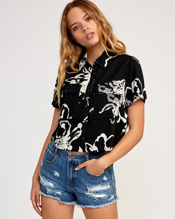 0 Sage Vaughn Voila - Chemise à manches courtes pour Femme  N3SHRCRVP9 RVCA