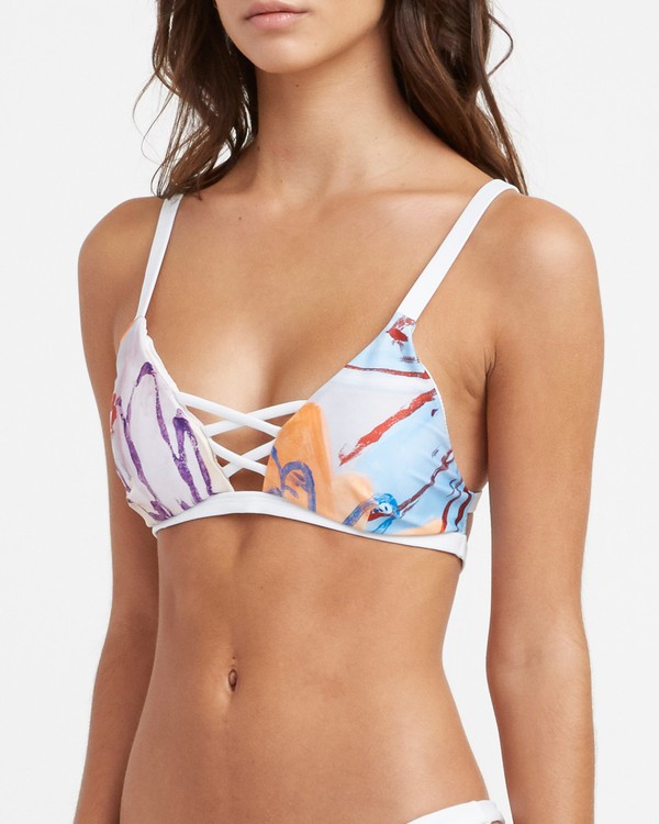 4 Sage Vaughn Garden - Bralette Bikini Top for Women  N3STRURVP9 RVCA