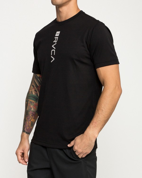2 RVCA Verted - Sports Short Sleeves T-Shirt for Men  N4SSMARVP9 RVCA