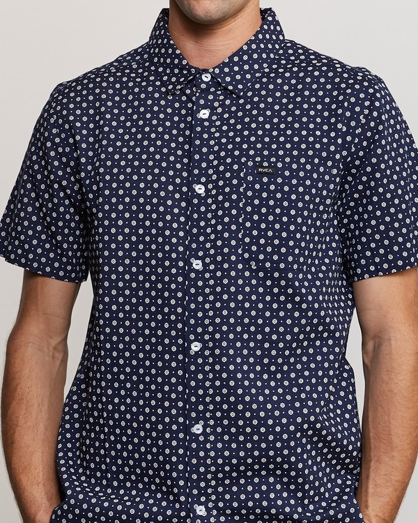 2 Gauze Dot - Shirt for Men  P1SHRBRVS9 RVCA