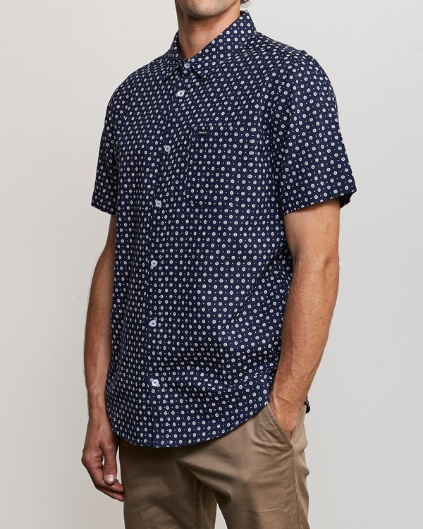 3 Gauze Dot - Shirt for Men  P1SHRBRVS9 RVCA