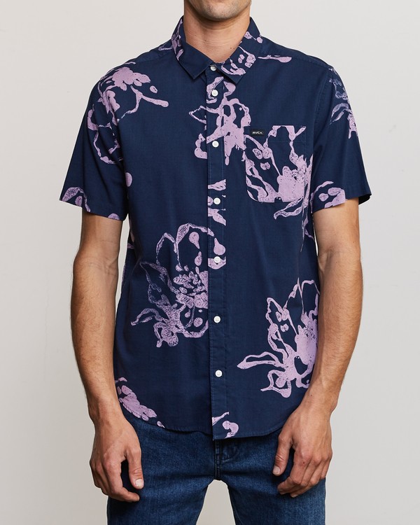 1 Sage Vaughn Linear - Short Sleeves Shirt for Men  P1SHRCRVS9 RVCA