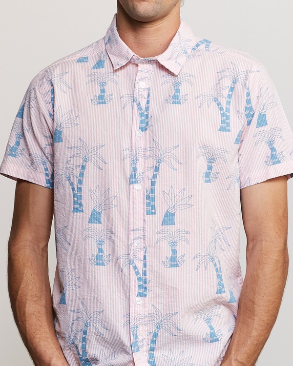 2 Kristen Liu Wong g Palms - Chemise à manches courtes pour Homme  P1SHRERVS9 RVCA