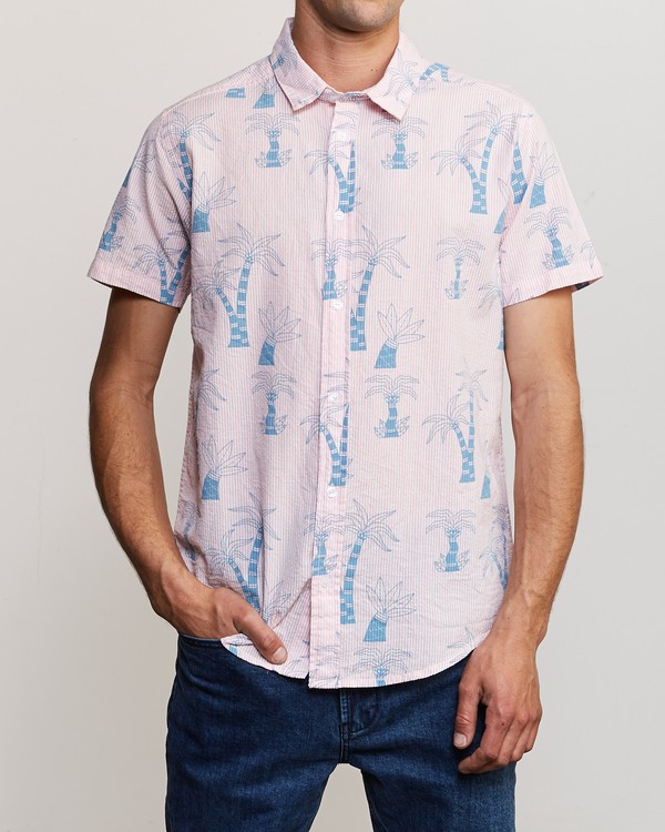 0 Kristen Liu Wong g Palms - Chemise à manches courtes pour Homme  P1SHRERVS9 RVCA