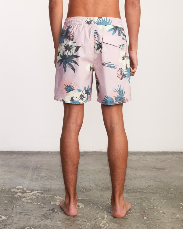 1 Eclectic Elastic Short - 17" Boardshorts for Men Rosa P1VORCRVS9 RVCA