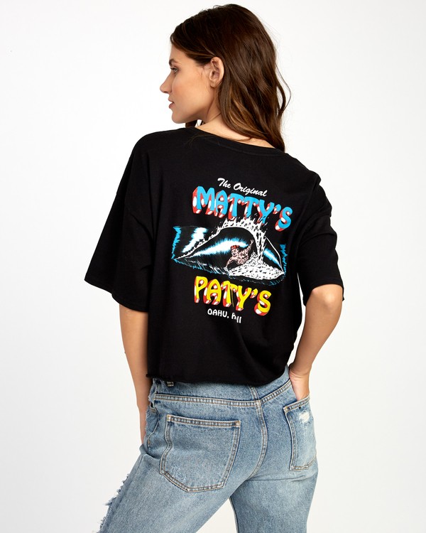 0 Matty's Patty's - T-shirt cropped pour Femme  P3SSCARVS9 RVCA