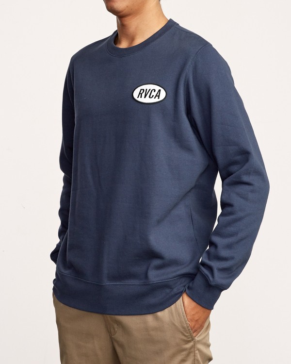 4 Leisure Crew  - Sweat pour Homme Bleu Q1CRRARVF9 RVCA
