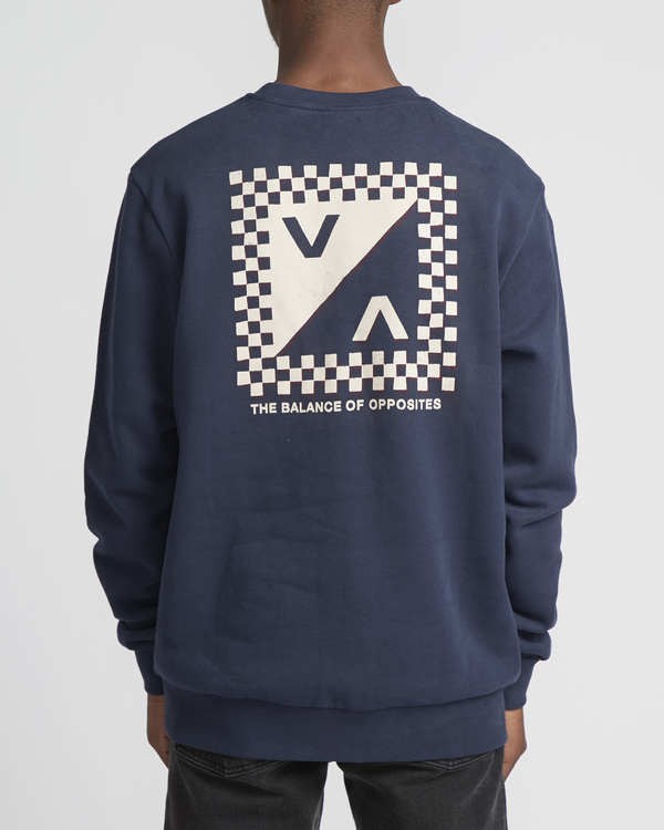 2 Check Mate Crew  - Felpa da Uomo  Q1CRRGRVF9 RVCA