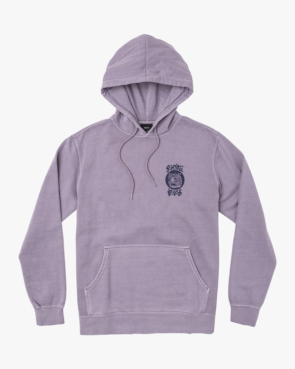 0 Leines Bengal Stack  - Hoodie Purple Q1HORGRVF9 RVCA