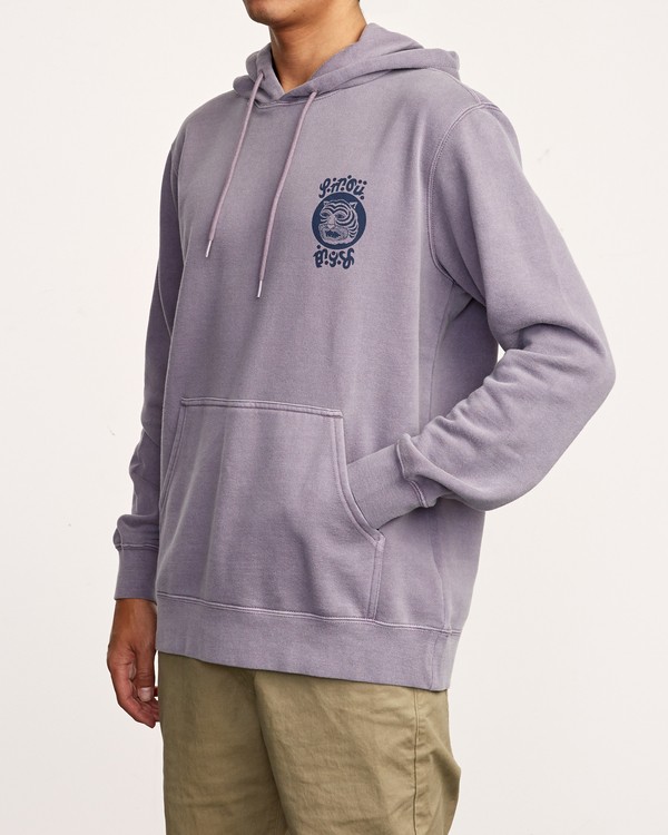 3 Leines Bengal Stack  - Hoodie Purple Q1HORGRVF9 RVCA