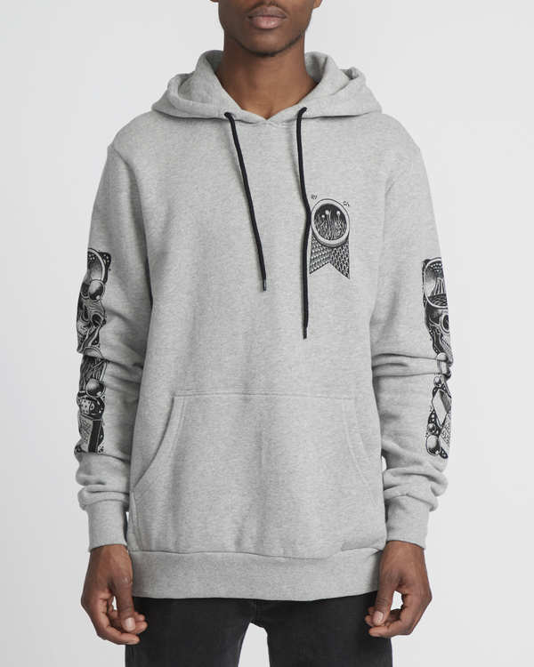 0 Martin Ander Mander  - Sweat à capuche pour Homme Gris Q1HORNRVF9 RVCA