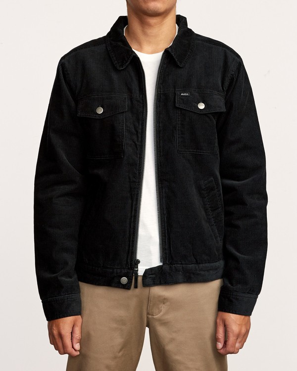 Easy Trucker Corduroy Sherpa Jacket RVCA