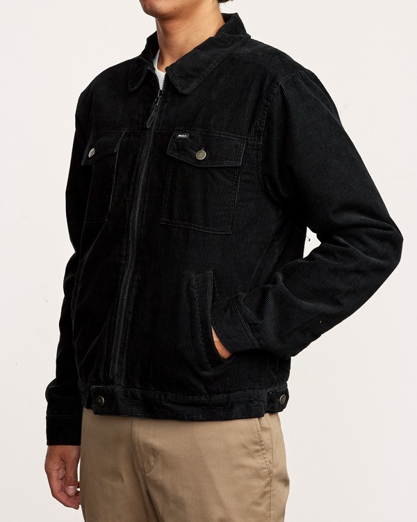 Easy Trucker Corduroy Sherpa Jacket RVCA