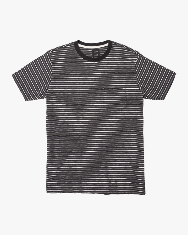 0 Foz Stripe Crew  - Short Sleeve Knit T-Shirt  Q1KTRCRVF9 RVCA
