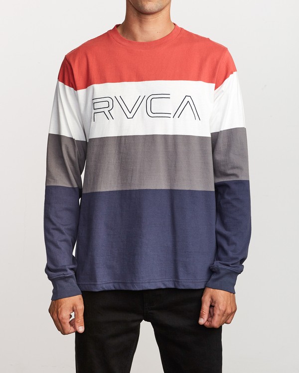 0 Shifty  - Long Sleeve Knit T-Shirt  Q1KTRJRVF9 RVCA