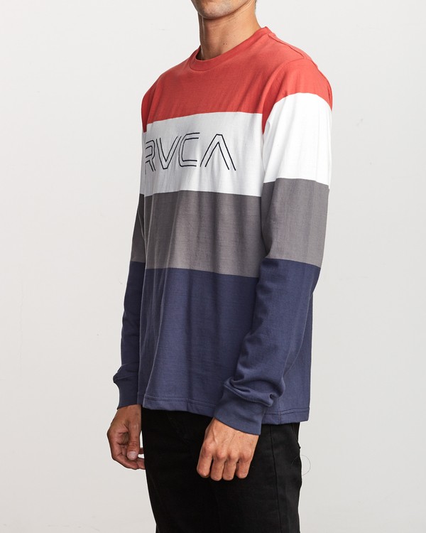 3 Shifty  - Long Sleeve Knit T-Shirt  Q1KTRJRVF9 RVCA