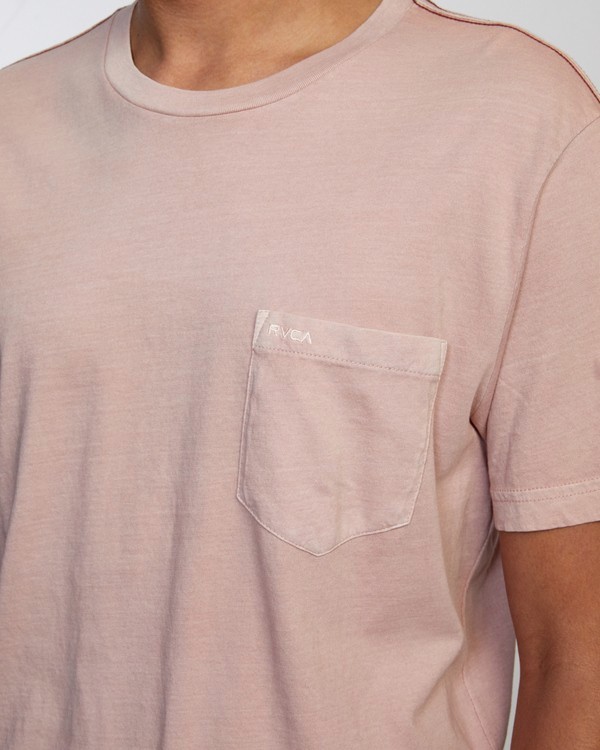3 Ptc 2 Pigment - T-Shirt mit Tasche für Herren Grau Q1KTRORVF9 RVCA