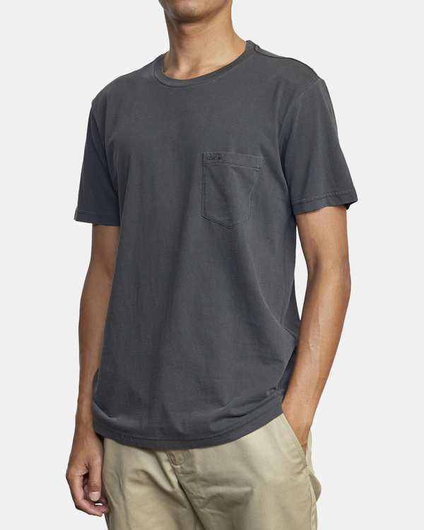5 Ptc 2 Pigment - Pocket T-Shirt for Men Black Q1KTRORVF9 RVCA