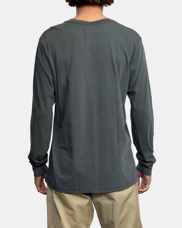 3 PTC Pigment  - Camiseta de manga larga para Hombre Negro Q1KTRPRVF9 RVCA