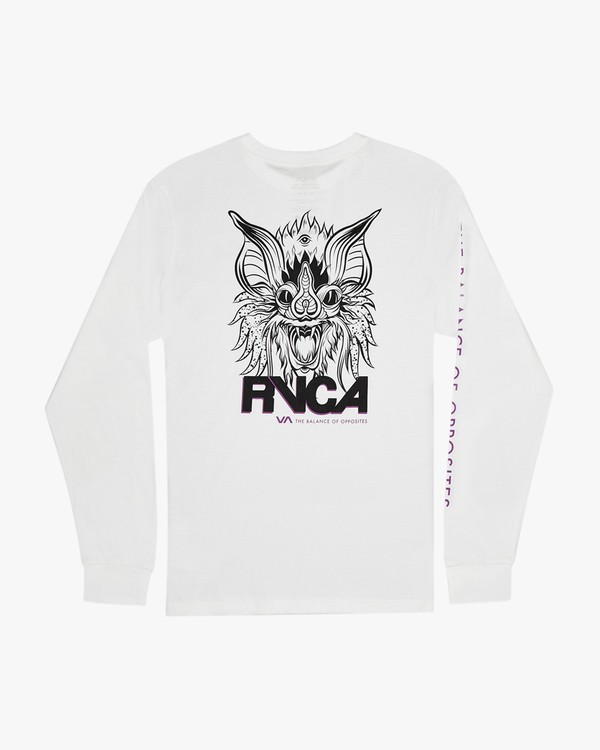 0 Roberto Rodriguez Redondo Screaming Bat  - Camiseta de manga larga para Hombre  Q1LSRDRVF9 RVCA
