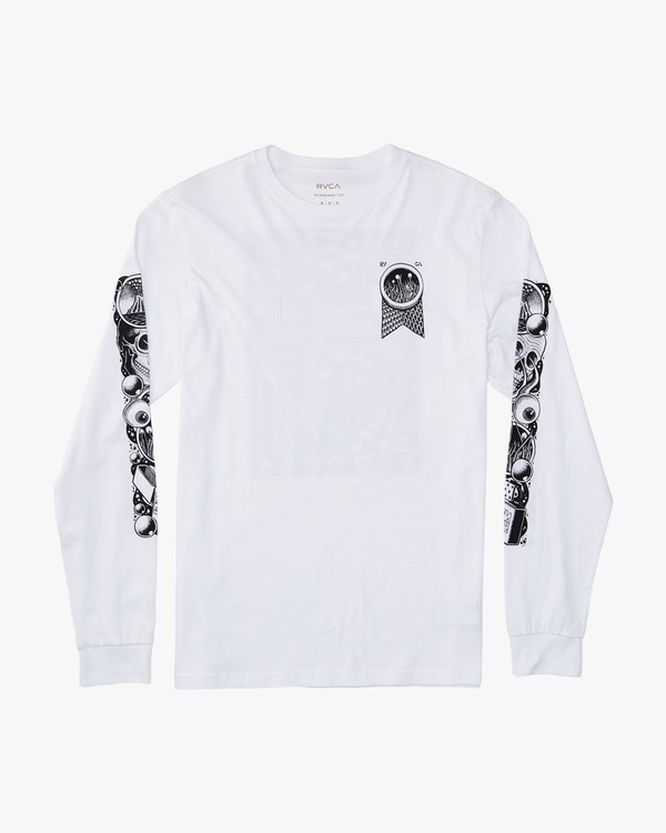 1 Martin Ander Mander  - Langärmeliges T-Shirt für Männer Weiss Q1LSRERVF9 RVCA