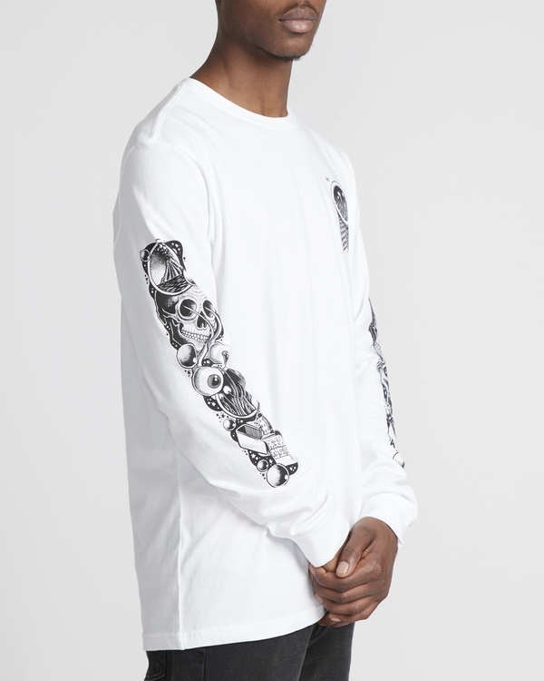 5 Martin Ander Mander  - Langärmeliges T-Shirt für Männer Weiss Q1LSRERVF9 RVCA
