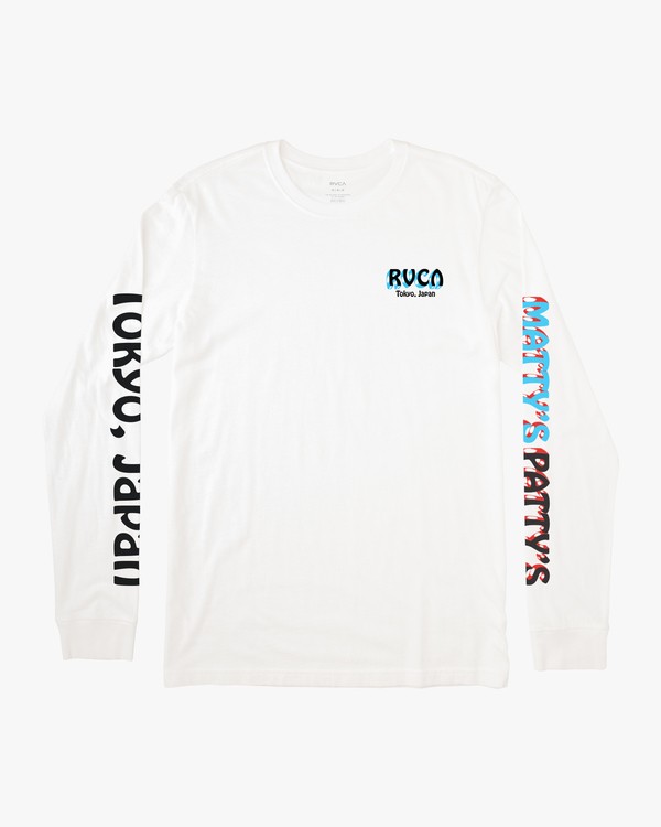 1 Matty's Patty's Tokyo - Long Sleeve T-Shirt for Men  Q1LSTDRVF9 RVCA