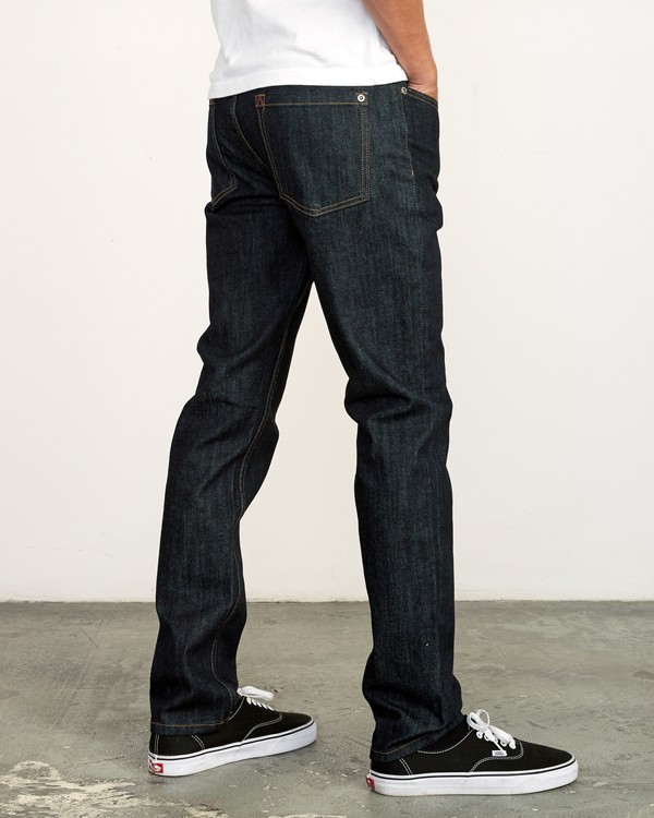 4 Hexed Denim - Pantalones vaqueros con corte ajustado para Hombre  Q1PNRCRVF9 RVCA