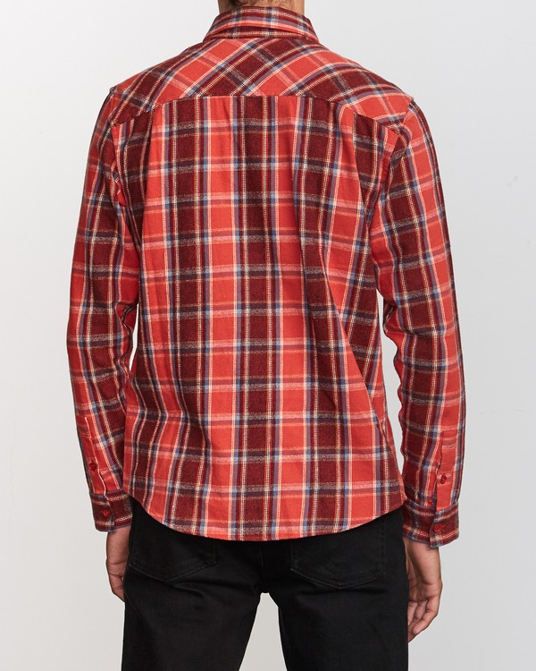 2 That'll Work Flannel  - Camiseta de manga larga  para Hombre  Q1SHRERVF9 RVCA