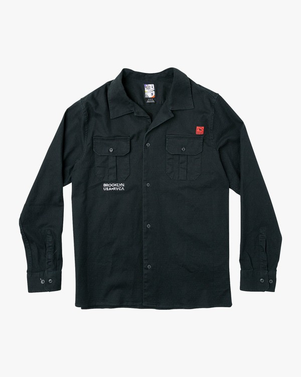 0 Smith Street  - Long Sleeve Shirt  Q1SHRHRVF9 RVCA